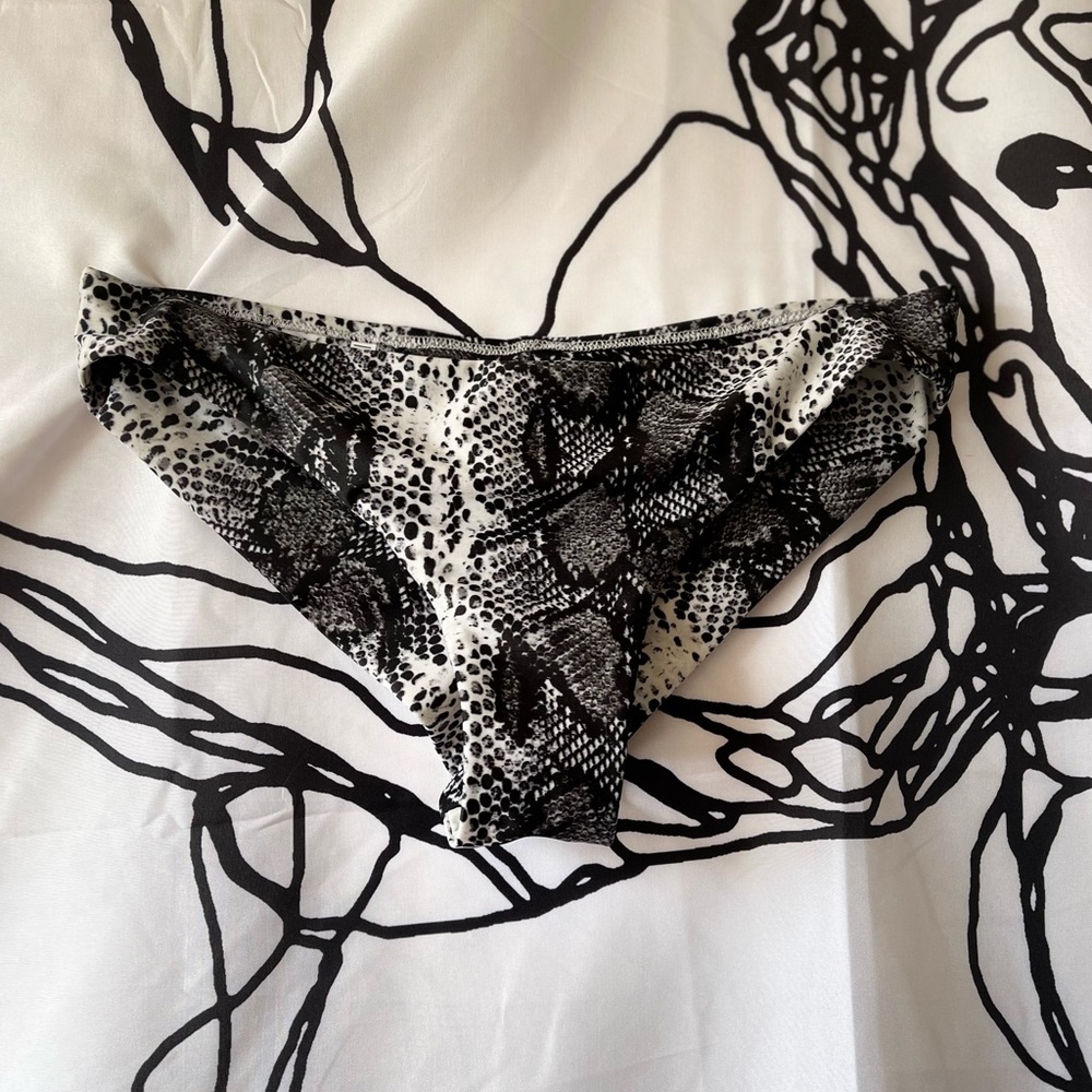Aerie Snakeskin Bikini Bottoms